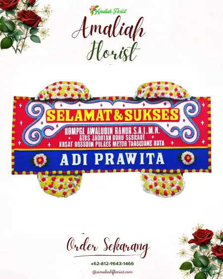 Papan Bunga Ucapan Selamat Mangunanlor